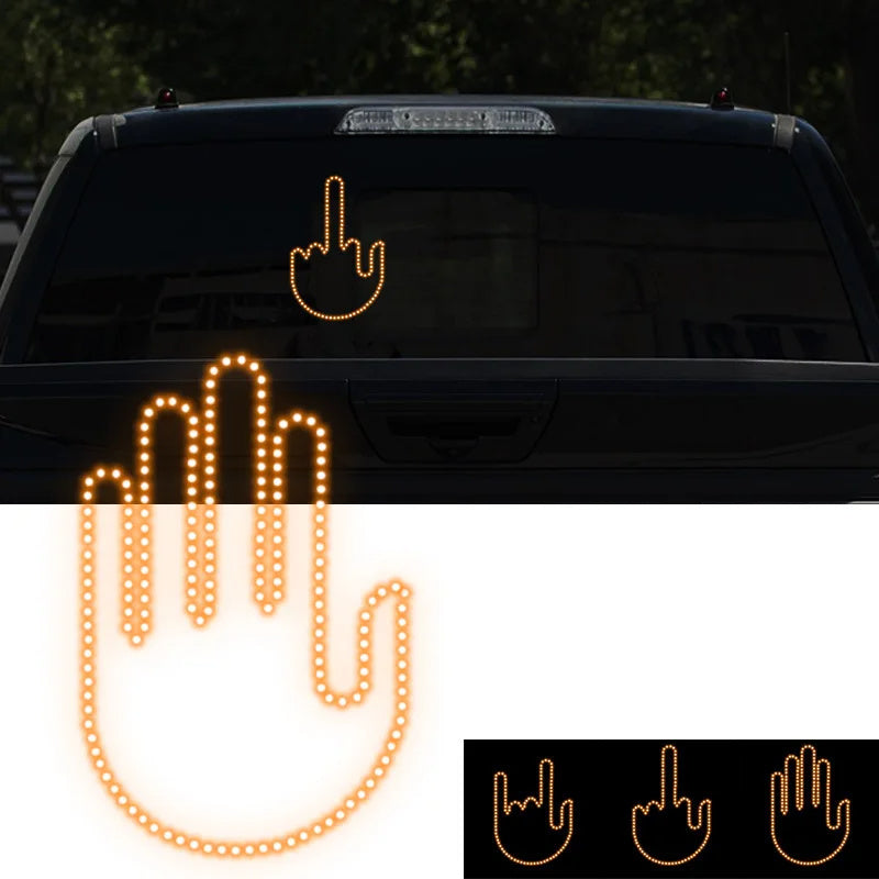 Gesture LED signs