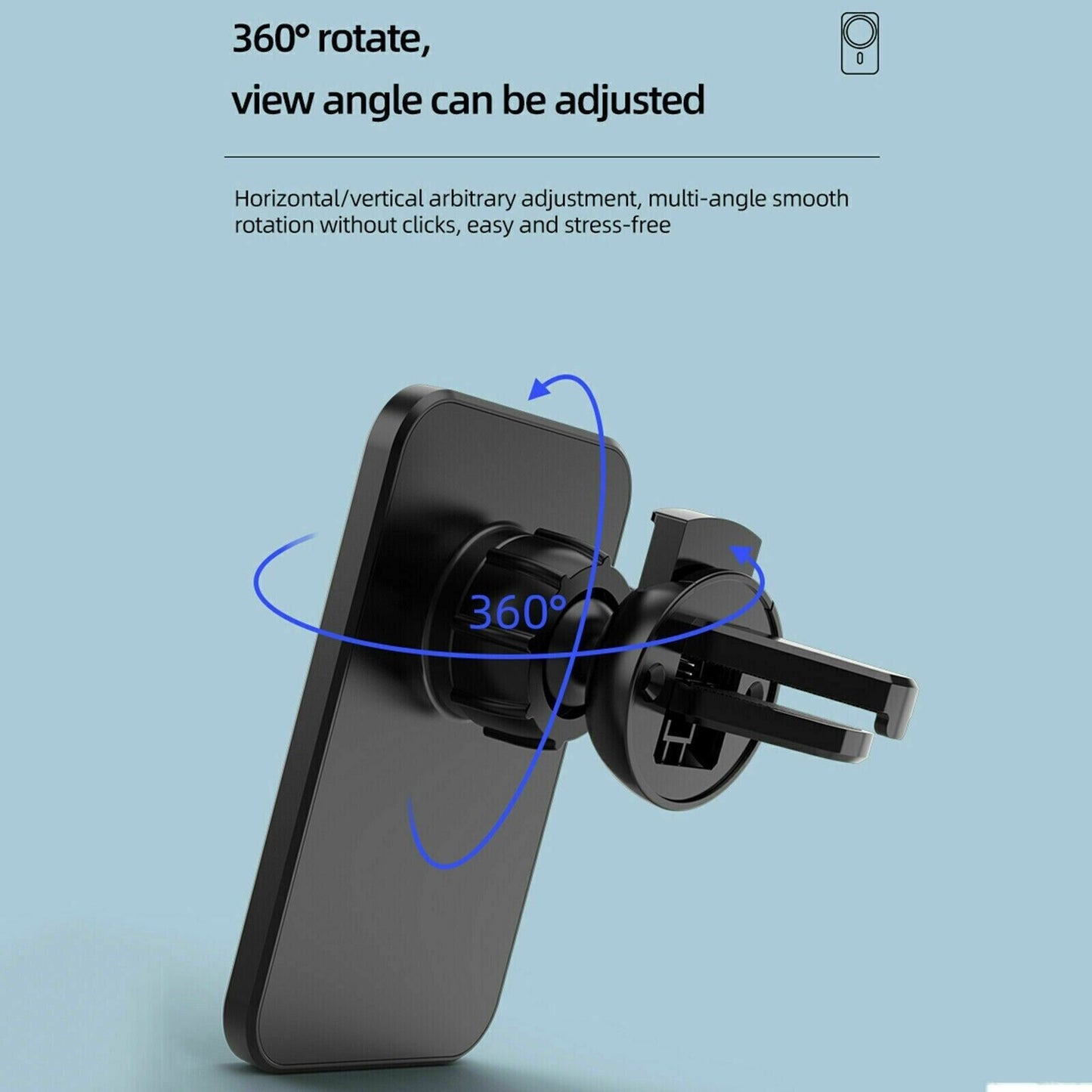 Magnetic wireless car charger