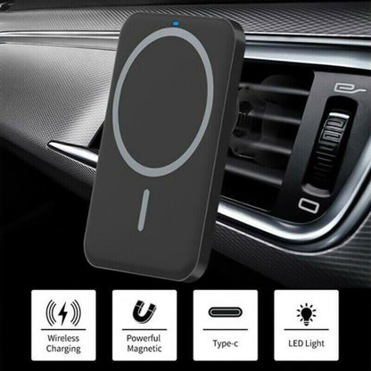 Magnetic wireless car charger