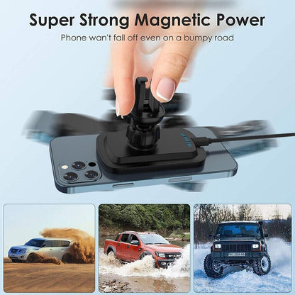 Magnetic wireless car charger
