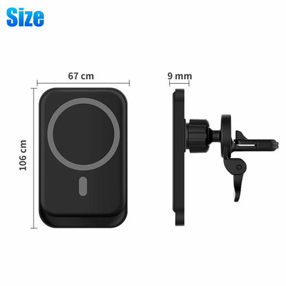 Magnetic wireless car charger