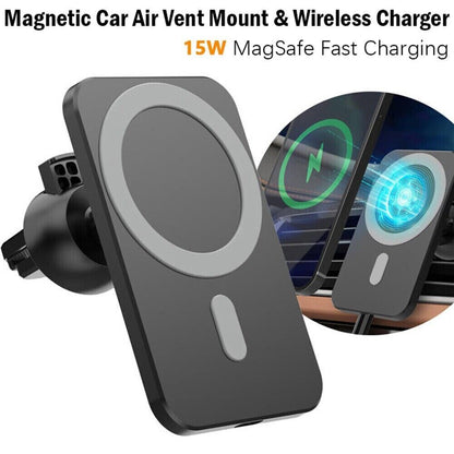 Magnetic wireless car charger