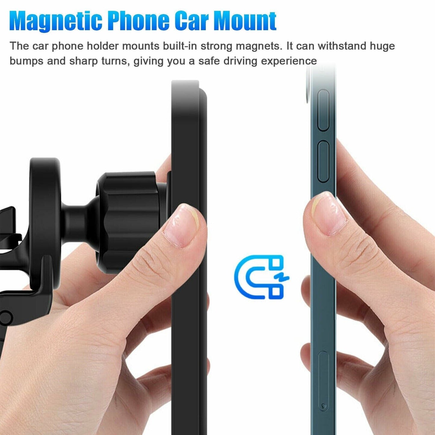 Magnetic wireless car charger